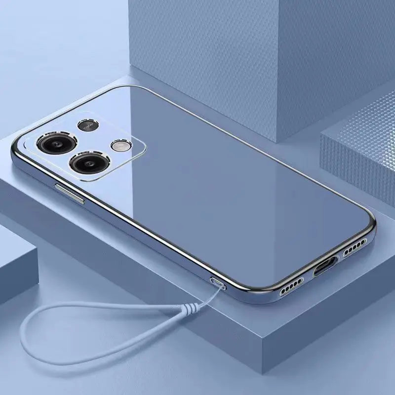 Funda de teléfono galvanizada de lujo a prueba de golpes para XiaoMi Redmi Note 12 13 Pro Plus 4G Note 14 Pro + 5G, funda trasera de silicona chapada