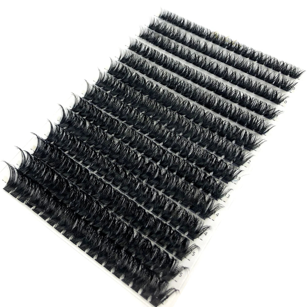 AMSDCN 100/280 grupos 30D 40D 60D 80D pestañas rizadas naturalmente suaves maquillaje DIY pestañas postizas