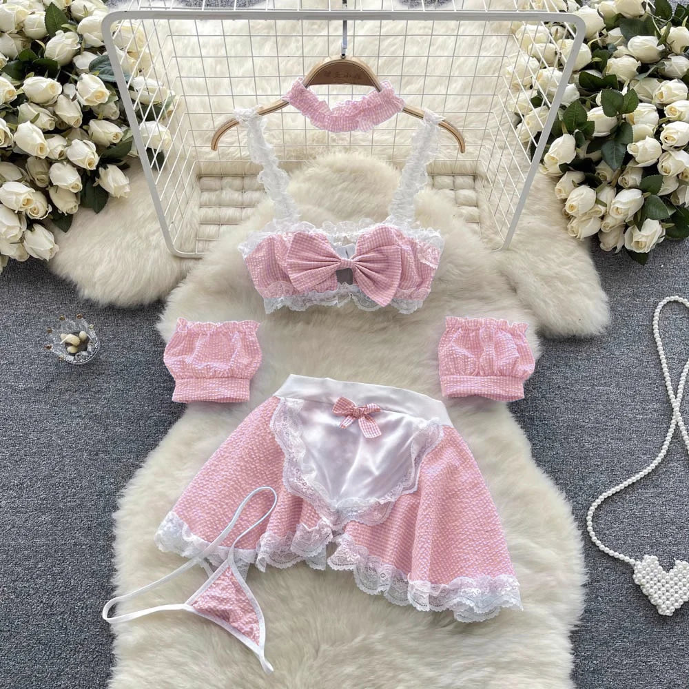 Ropa de dormir para fiesta de San Valentín, Catsuits combinados, peleles de tiras de malla eróticos íntimos ajustados, monos de mujer, lencería, conjuntos sexys