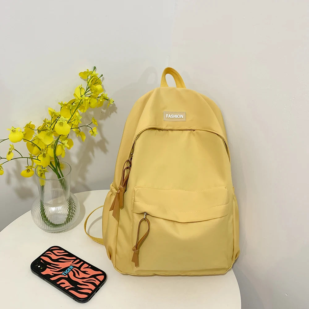 Mochilas simples para estudiantes universitarios, estudiantes de secundaria, estudiantes de secundaria, mochilas casuales, mochilas