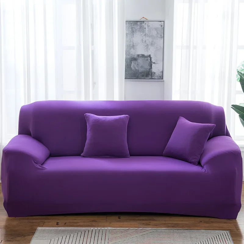 Funda de sofá fresca de seda de 1/2/3/4 plazas para sala de estar, funda de Coner Couh en forma de L, protector de sofá extensible de LICRA 2024, Unti Cat Dog