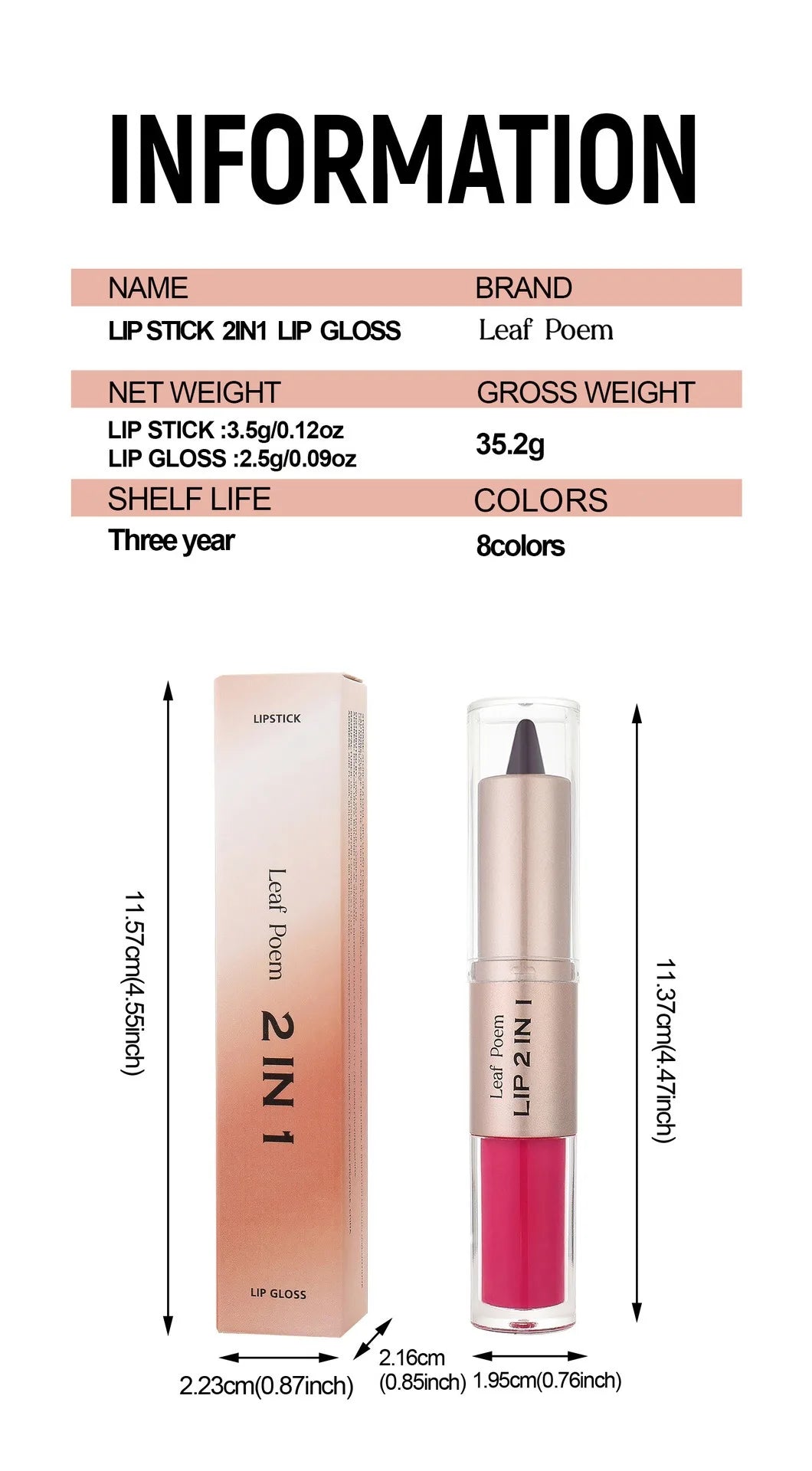 Maquillaje de Labios 2 en 1 Color Rosa Ciruela Oscuro, Delineador de Labios Mate, Brillo Labial Voluminizador con Efecto Espejo, Contorno de Labios Resistente al Agua, Maquillaje No Pegajoso