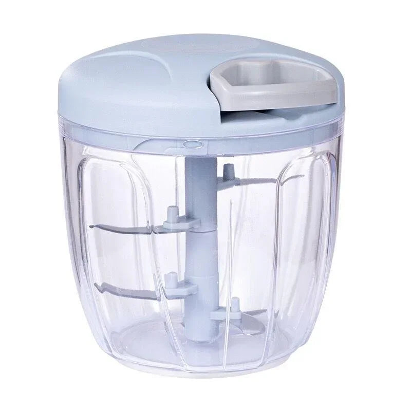 Nuevo trituradora cortadora de cebolla y verduras, accesorios de cocina, picadora de carne Manual de 500/900ML, prensa de ajo, herramientas giratorias