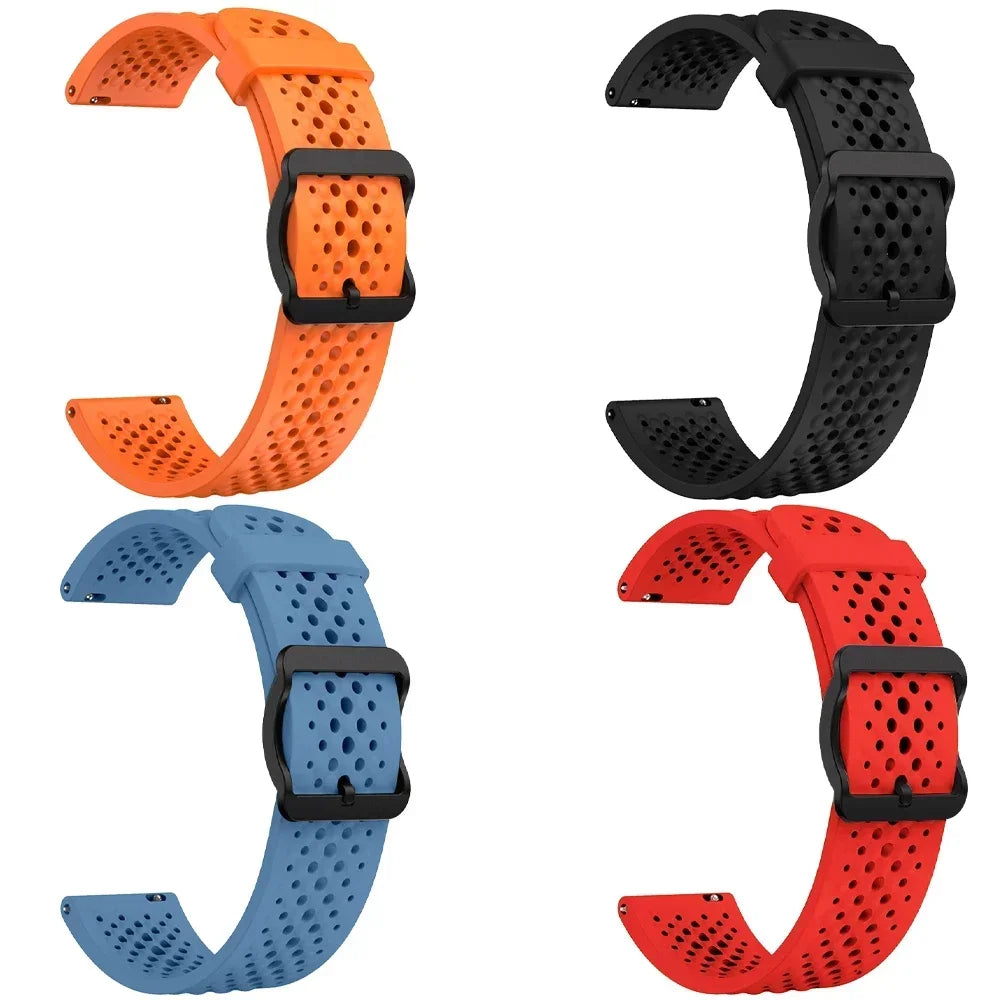 Correa de 22mm para Garmin Forerunner 570 47mm 265 255 M correa de reloj para Garmin Venu 3/Vivoactive 4 pulsera deportiva de silicona transpirable
