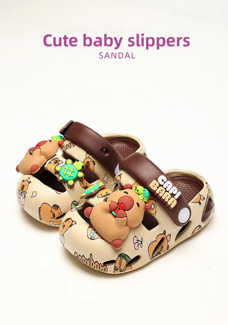 Sandalias de Jardín para Niños Verano 2026, Chanclas de Playa para Niños y Niñas, Ligeras, Transpirables, con Dibujos Animados, Lindas, para Bebés