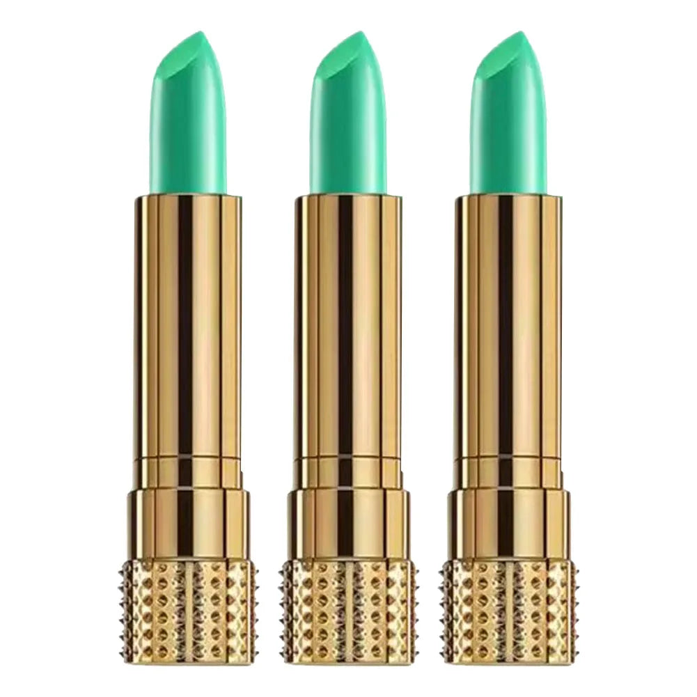Lápiz Labial Mágico que Cambia de Color, Bálsamo Labial que Reacciona a la Temperatura, Larga Duración, Nutritivo, Hidratante, Brillo Labial Impermeable, Maquillaje Mate