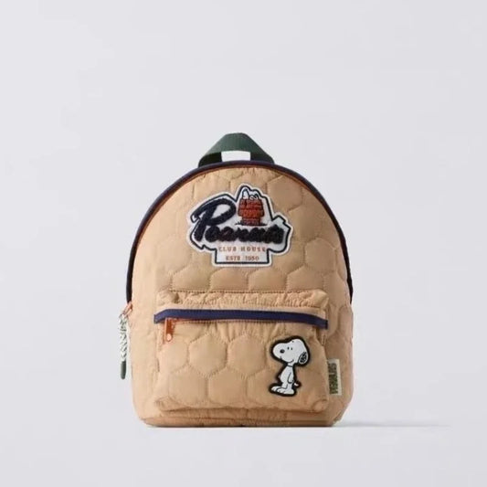 Mochila de Dibujos Animados de Snoopy, Gran Capacidad, Regreso a Clases, Mochila Escolar para Estudiantes, Estilo Moderno, Unisex, Mochila de Viaje para Exteriores