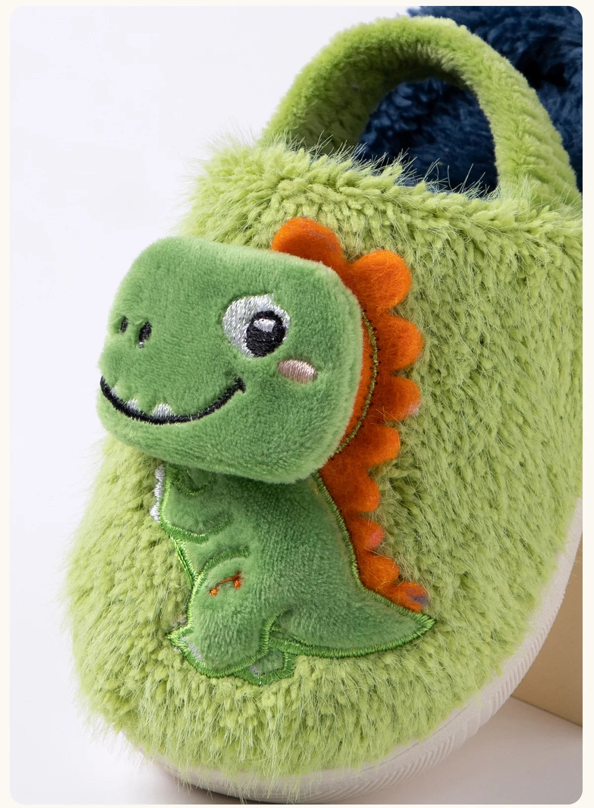 MELITTDEER Zapatillas de dibujos animados para niños, zapatillas de otoño, suaves y cálidas, zapatos de interior para niños, recién llegado 2025, dinosaurio de dibujos animados