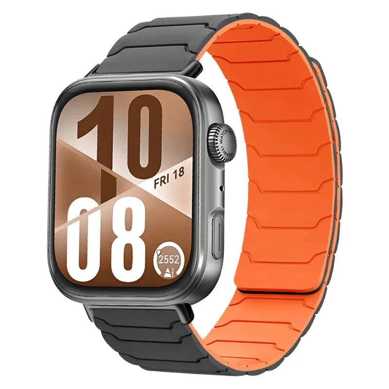 Correas magnéticas de silicona para Huawei Watch Fit 4/Fit 3, pulsera deportiva de repuesto para Huawei Watch Fit 4 Pro/4 Correa