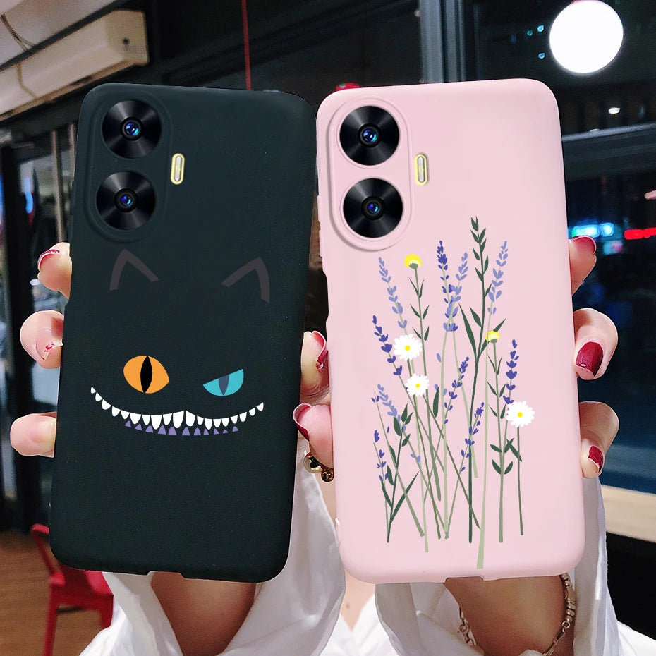 Funda de teléfono para Realme C55, Funda RMX3710, Funda trasera de silicona suave con dibujos animados bonitos para Realme C55 RealmeC55 Funda C 55 Coque