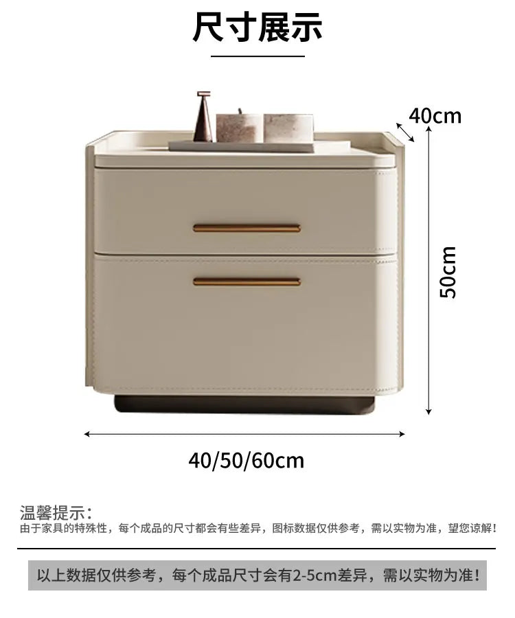 Mesita De Noche De almacenamiento De lujo, cajón Simple estético, mesita De Noche italiana, Mesitas De Noche nórdicas De moda, muebles De dormitorio