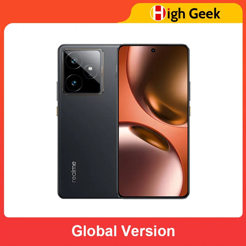 Versión para la UE del smartphone realme GT 7 5G con IA, procesador MTK Dimensity 9400e, pantalla Pro-Esports de 6000 nits, batería de 7000 mAh y carga ultrarrápida de 120 W