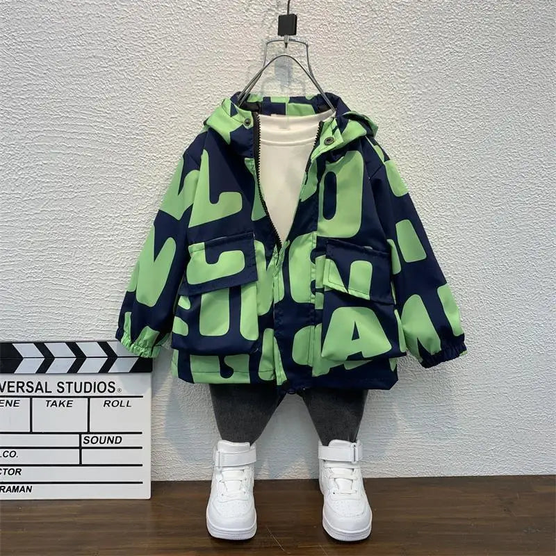 Abrigo para niños, chaqueta, prendas de vestir, Tops de algodón, moda 2023, grueso, además de terciopelo, abrigo de talla grande para invierno y otoño, ropa para niños