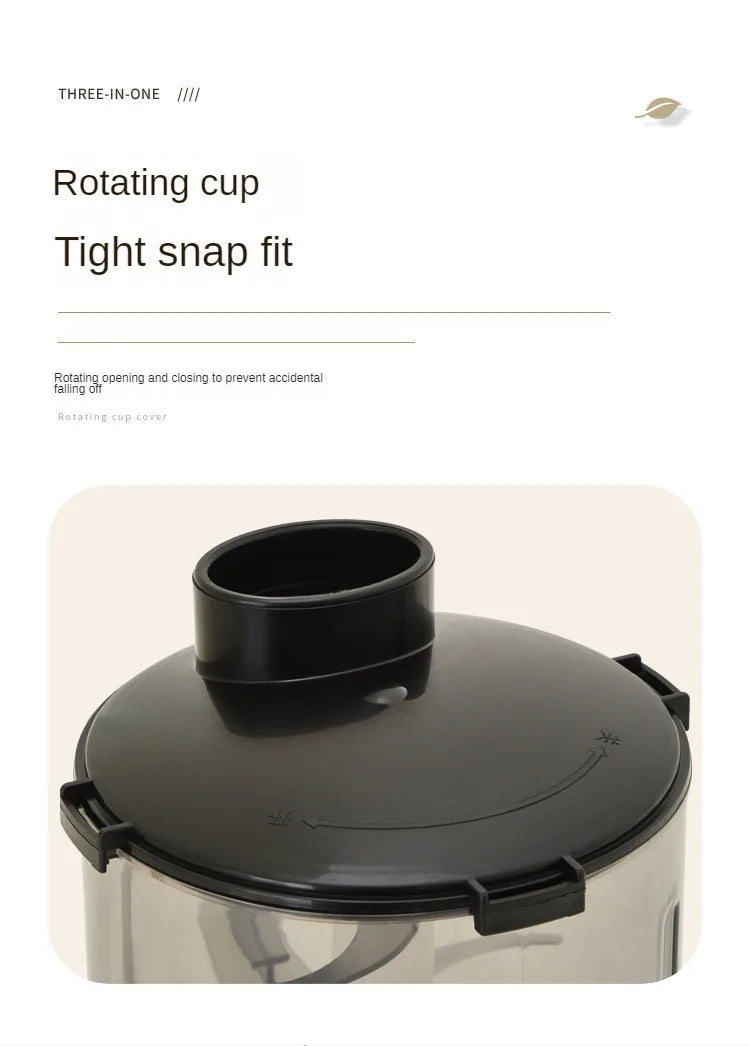 Licuadora de acero inoxidable 6 en 1, 220V, 3L, gran capacidad, corte de verduras y trituradores, picadora de ensalada, picadora de carne, exprimidor
