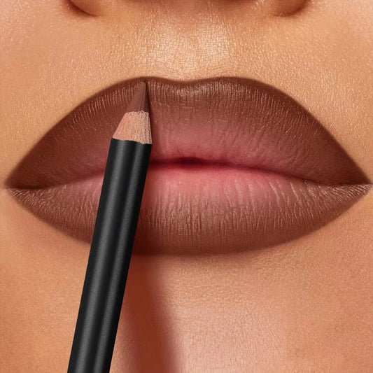 Delineador de labios mate resistente al agua de 6 colores: fórmula duradera y sin transferencia, acabado mate, 6 tonos versátiles