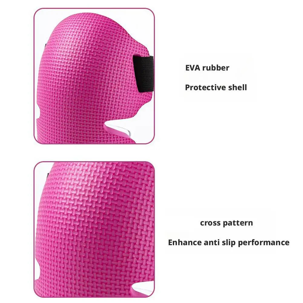 1 par de protectores de rodilla para trabajo y jardinería, gruesos, resistentes al desgaste, con correas ajustables