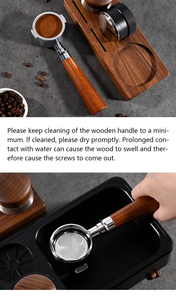 Portafiltro sin fondo para café, 51mm, para Homix H11 Oster Cecotec Hibrew, cesta de filtro de repuesto de 1 y 2 tazas, accesorio para máquina de café expreso
