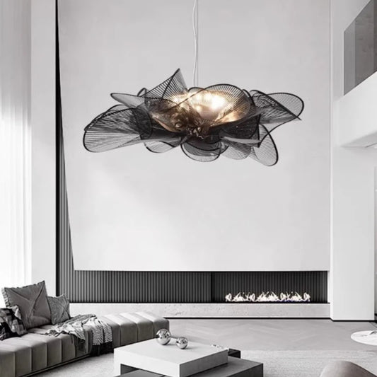 Candelabros de techo LED de alta gama de diseñador italiano, luces colgantes minimalistas modernas, decoración de la habitación del hogar, lámparas de comedor para sala de estar