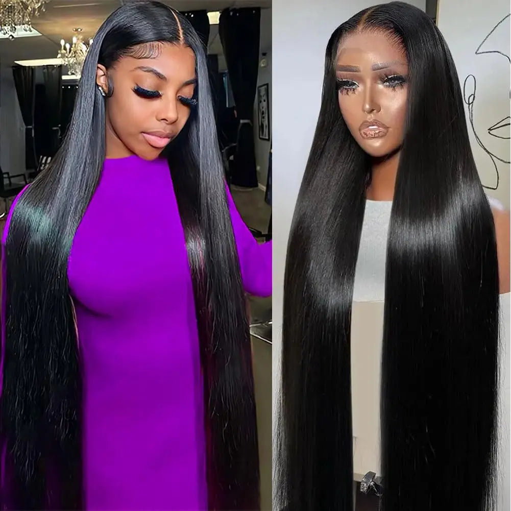 13x6 Straight Lace Frontal Wig 13x4 Lace Frotal Human Hair Wigs Swiss Transparent Lace Human Hair Wigs Pre Plucked Wig