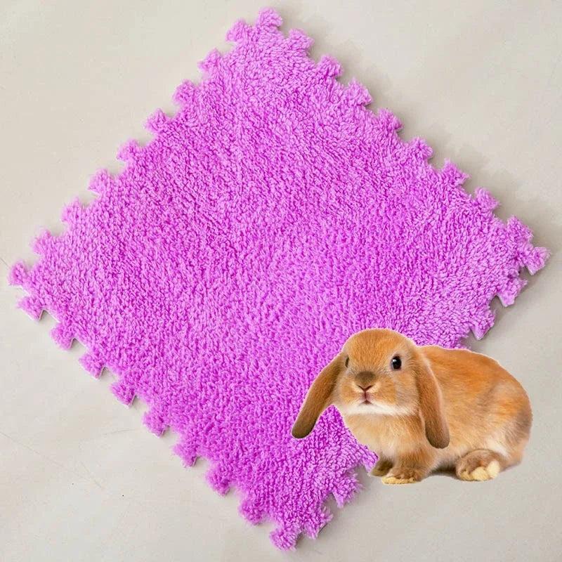 Forro para jaula de conejillo de indias, estera de cama antideslizante impermeable, almohadilla altamente absorbente para orinar, artículos para mascotas pequeñas, 4/10 piezas