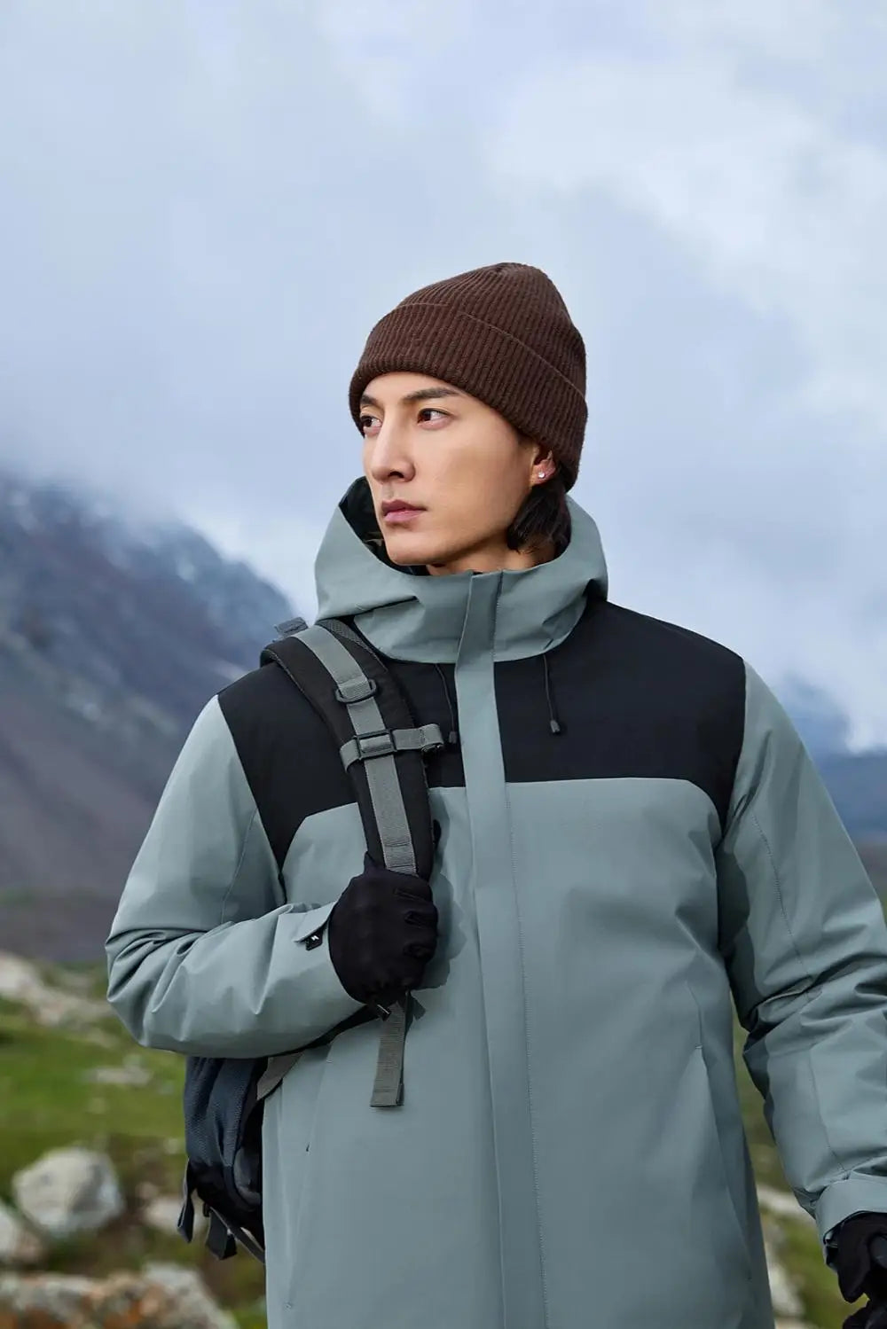 Chaqueta de invierno con calefacción de grafeno, abrigo de esquí impermeable a prueba de viento, Parka de montañismo con aislamiento de algodón, logotipo personalizado gratis