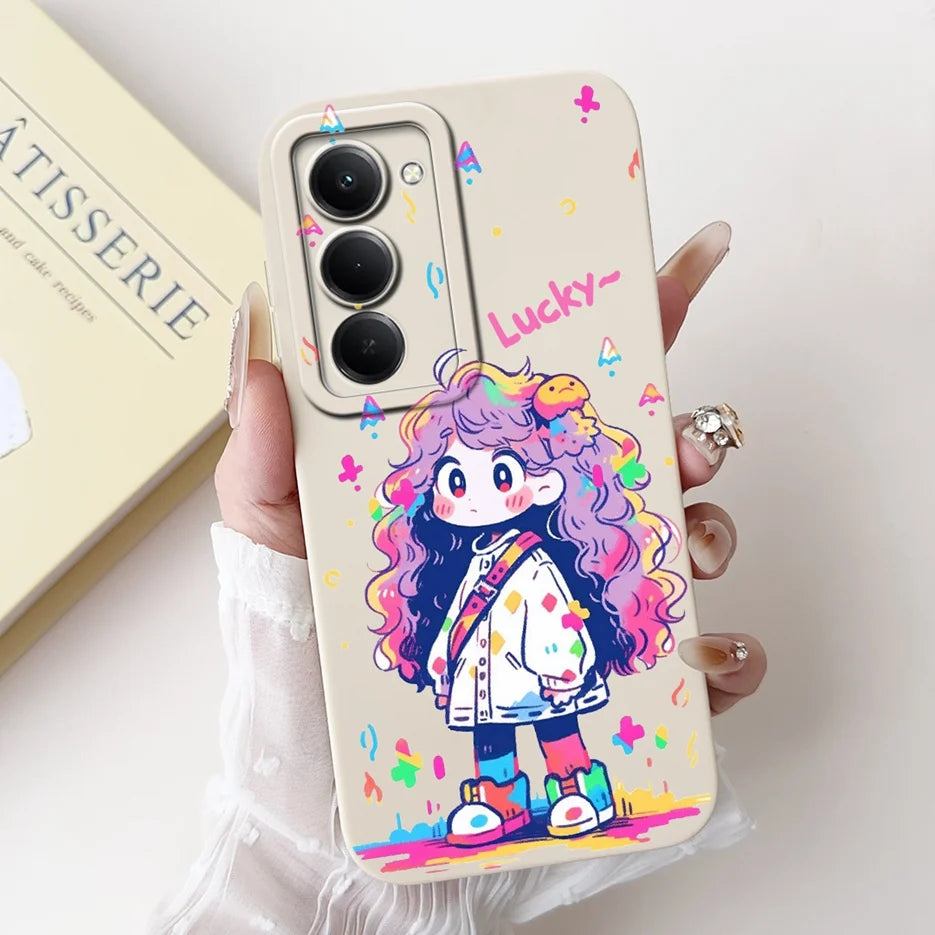 Para Xiaomi Redmi 15 4G 5G funda bonita Panda conejo funda de dibujos animados a prueba de golpes funda de teléfono para Xiaomi Redmi 15 5G Redmi15 4G bolsas suaves