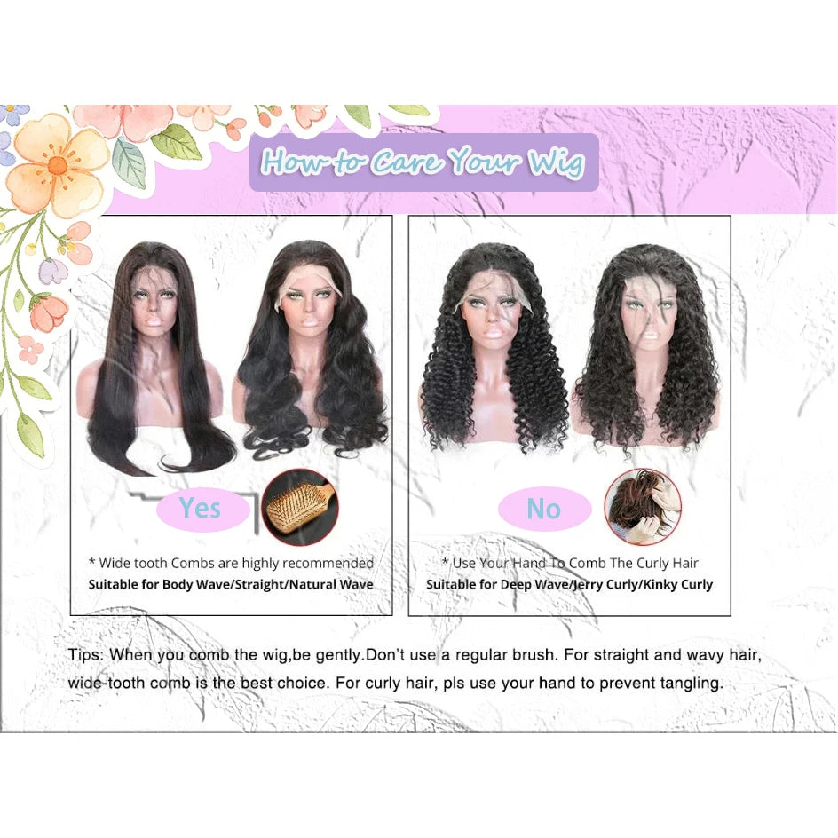 Peluca de Cabello Humano Virgen Brasileño con Ondas Naturales, Cierre Frontal de Encaje HD, Peluca 360, 13x4, 13x6, 5x5, 180% 200% de Densidad, 16-40 Pulgadas, Nudos Pre-Decolorados