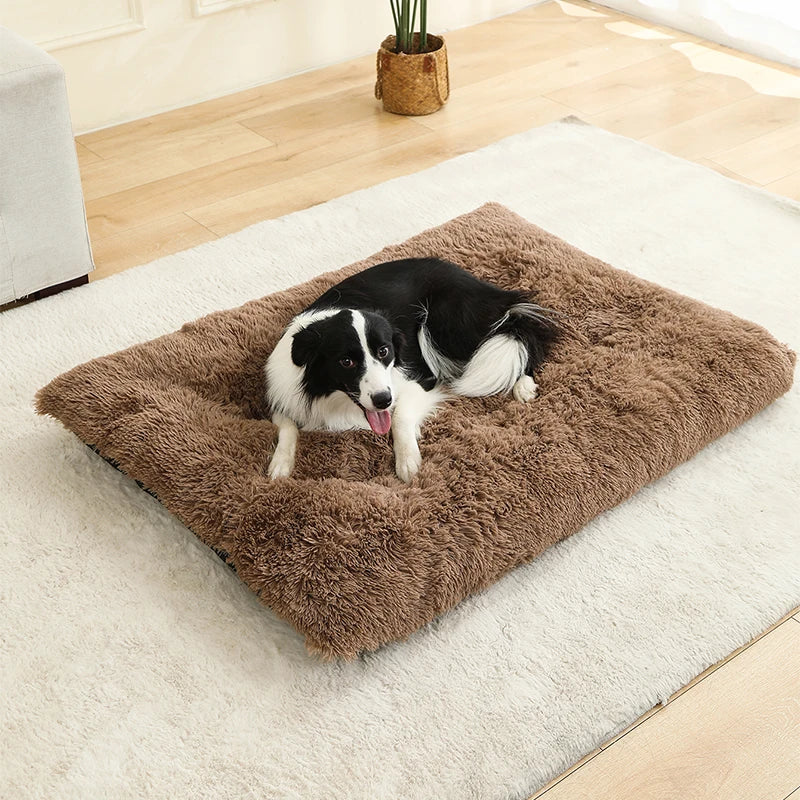 Camas suaves para perros, casa de felpa larga y suave, la mejor cama para perros, cesta para perros, productos para mascotas, cojín, cama para gatos, estera para gatos, sofá para dormir para animales