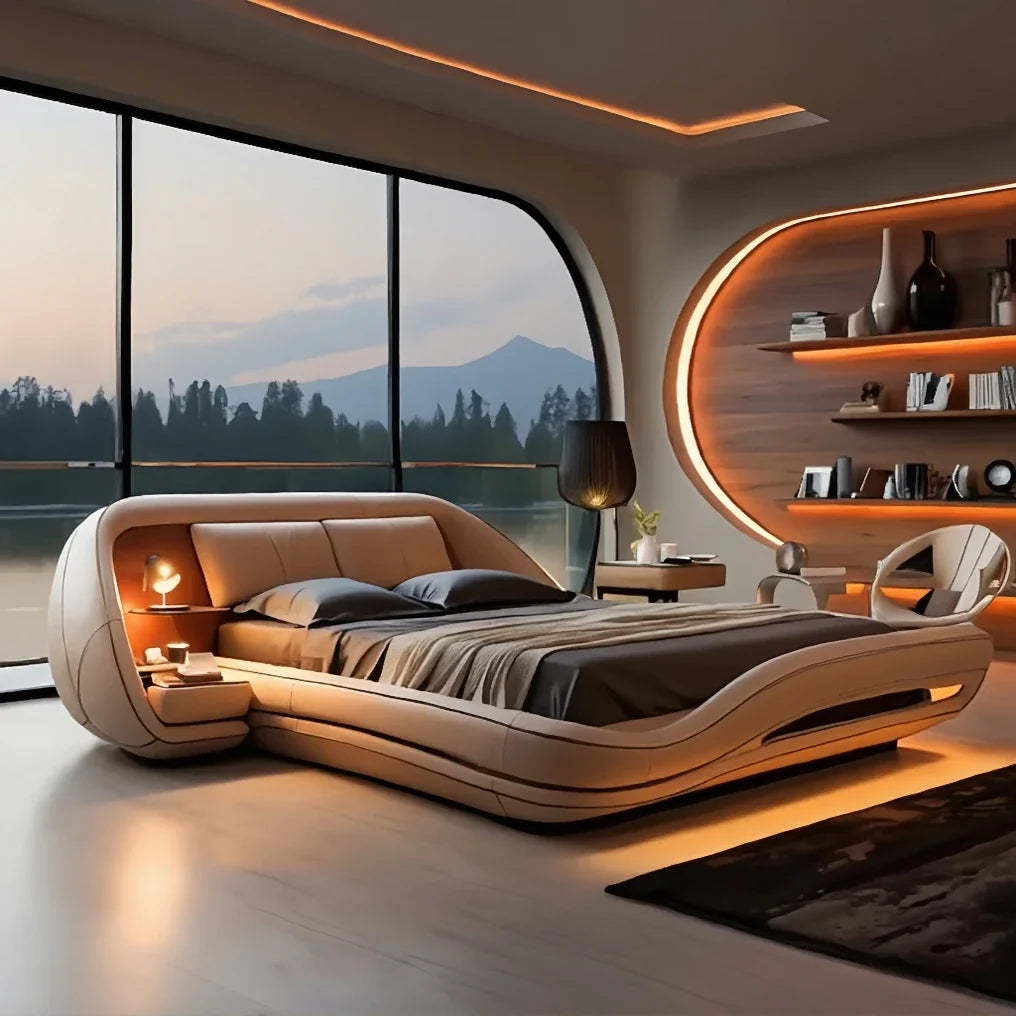 Marco De cama De diseño elegante, comodidad De lujo europea alta, Ideal, elegante, para bodas, Camas De Dormitorio, decoración De Casal