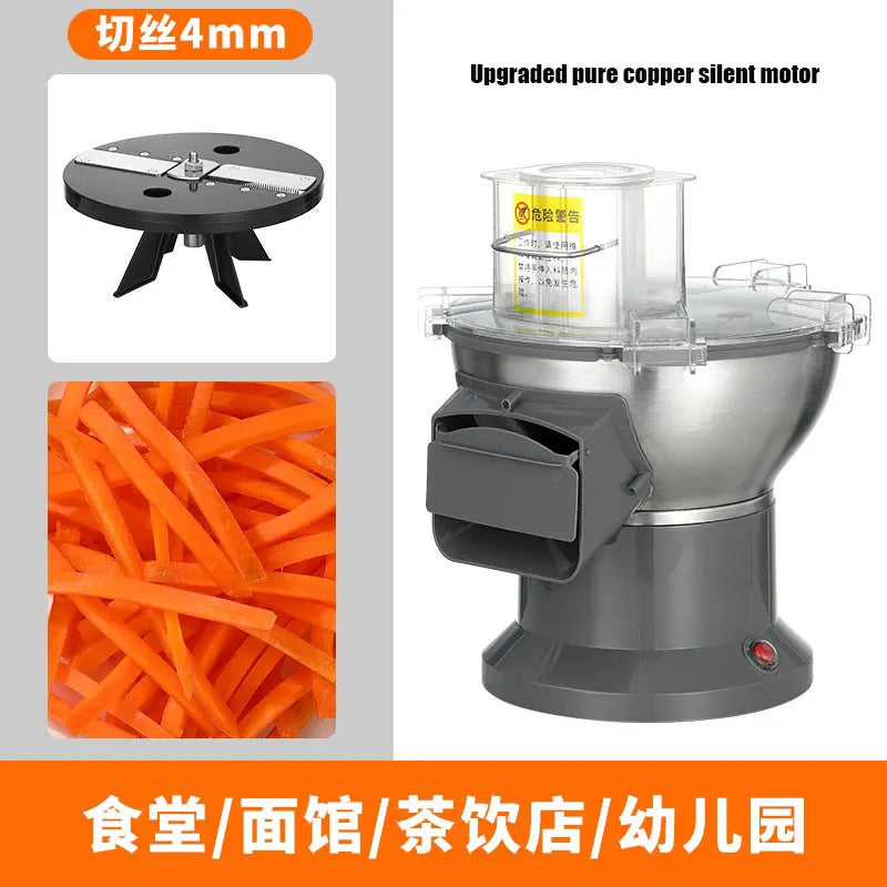 Electric potatoes French fries chips cutter Slicer carrot dicing machine shredding grater machine Ham Granulator food processor