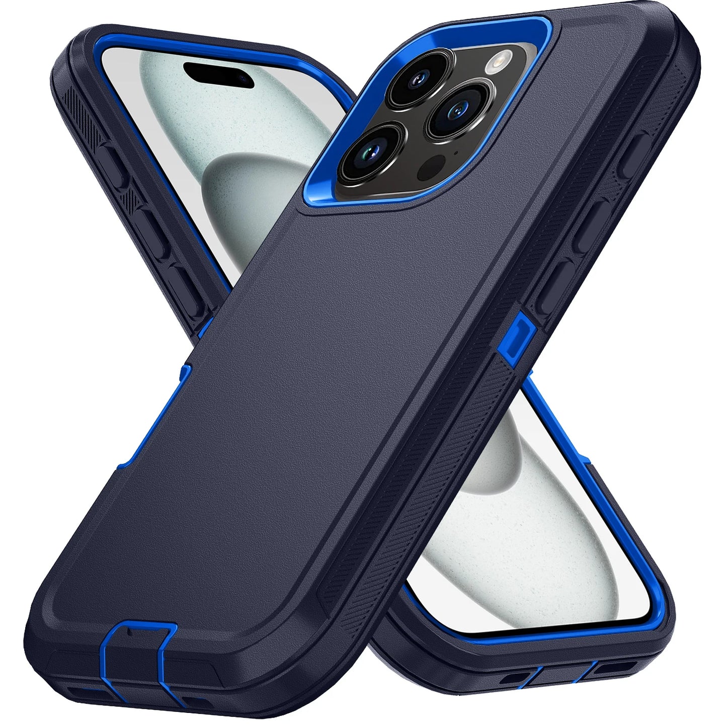 Armadura a prueba de golpes Defender funda de teléfono para iphone 11 12 13 14 15 Pro Max X XS XR XSMAX 7 8 Plus SE2 SE4 PC duro + cubierta trasera de TPU