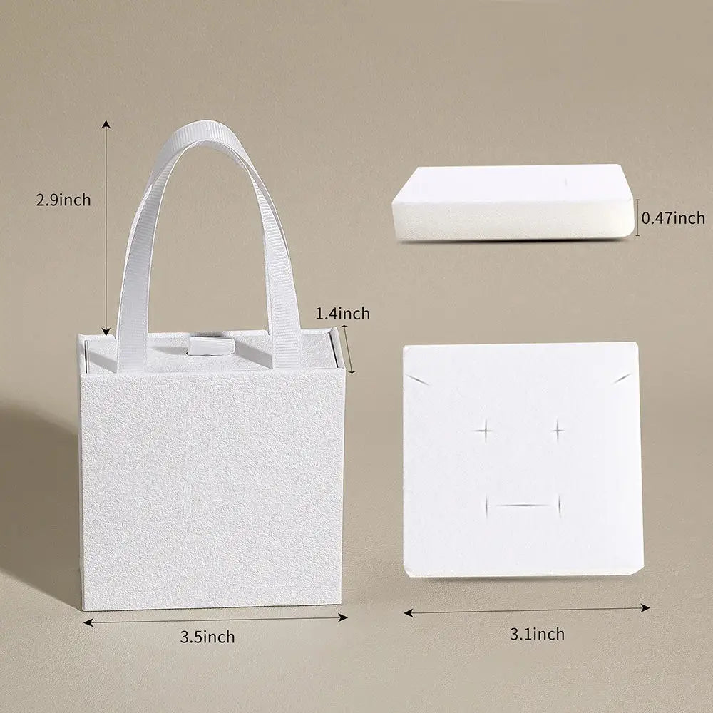 Caja de joyería tipo libro con tapa, anillo, pendientes, collar, colgante, estuche organizador, caja de embalaje de regalo de boda para el Día de San Valentín 2026
