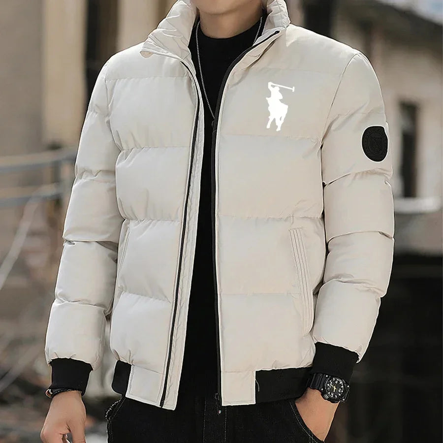 Chaqueta de Algodón 2026 Otoño/Invierno, Chaqueta de Pesca con Cierre, Resistente al Viento, Informal, Tallas M-5XL, para Hombre