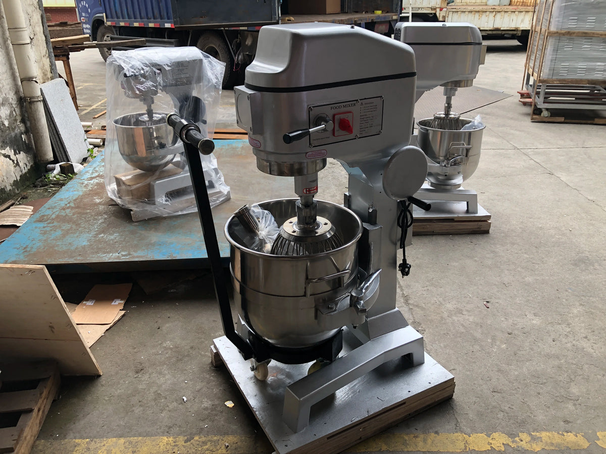 Batidora Industrial comercial, 10l, 20l, 30l, 60l, 80l, soporte de cocina, masa planetaria para alimentos, pan, masa, pastel, máquina mezcladora para panadería