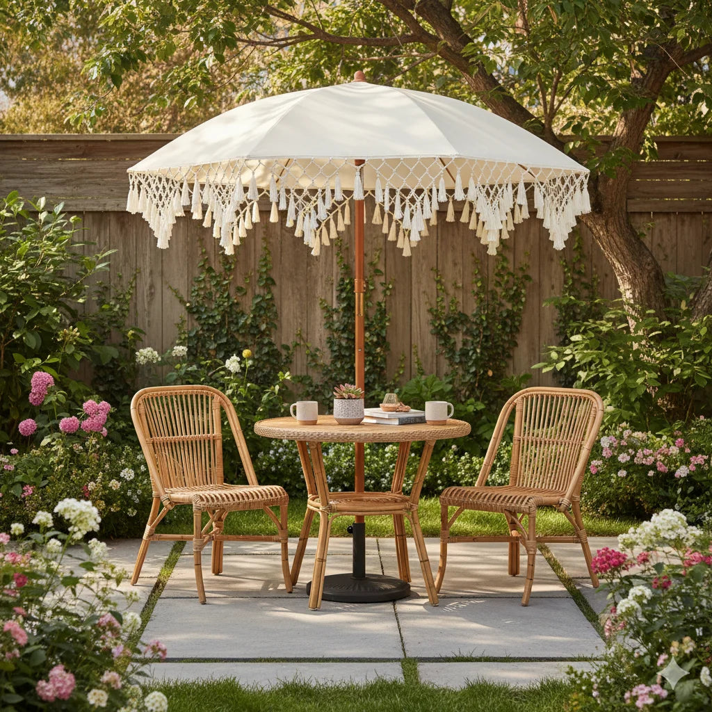 Outdoor Courtyard Sunshade Umbrella with Fashionable  UPF50+ Sun Protection Portable Beach Umbrella Sunshade Umbrella