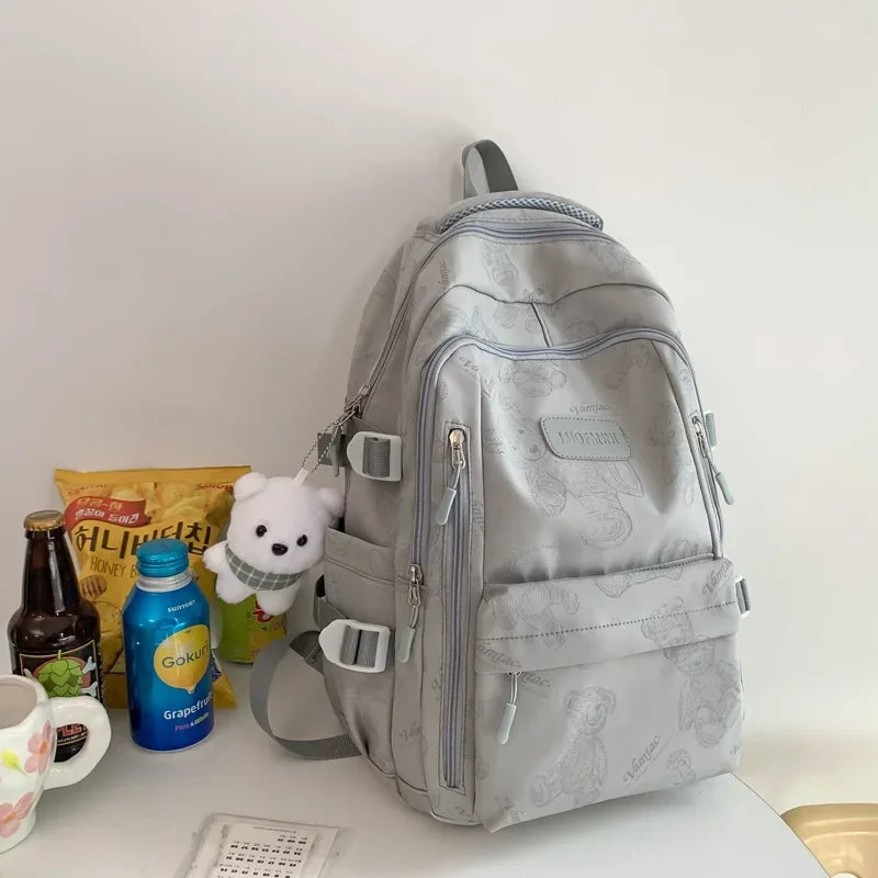 High-looking Backpack for Girls Lightweight and Large-capacity Schoolbag for Middle and High School Students Casual backpacks 배낭