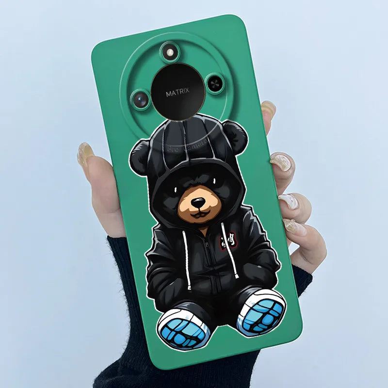 Para Honor X9C Funda de teléfono inteligente X9cSmart Funda de silicona suave dulce moda pintada dibujos animados niños niñas encantadora Funda trasera estampada