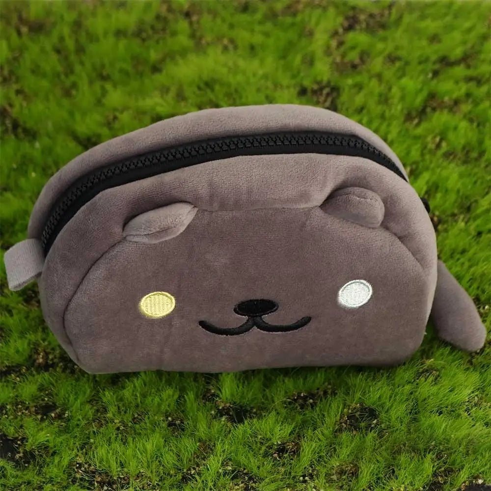 Bolsa para bolígrafos, organizador de maquillaje, bolsa para libros de gran capacidad, bolsas para lápices con diseño de gato, estuches para cosméticos, organizador de papelería, bolsa para lápices