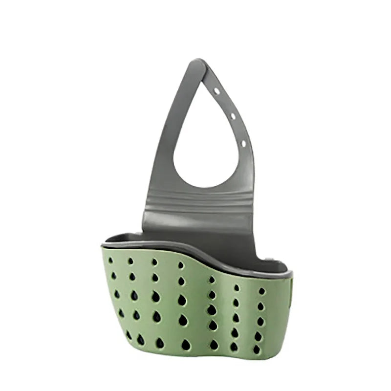 Soporte para fregadero de cocina, escurridor colgante, estante ajustable para esponja y jabón, organizador, soporte para grifo de baño, accesorios de cocina