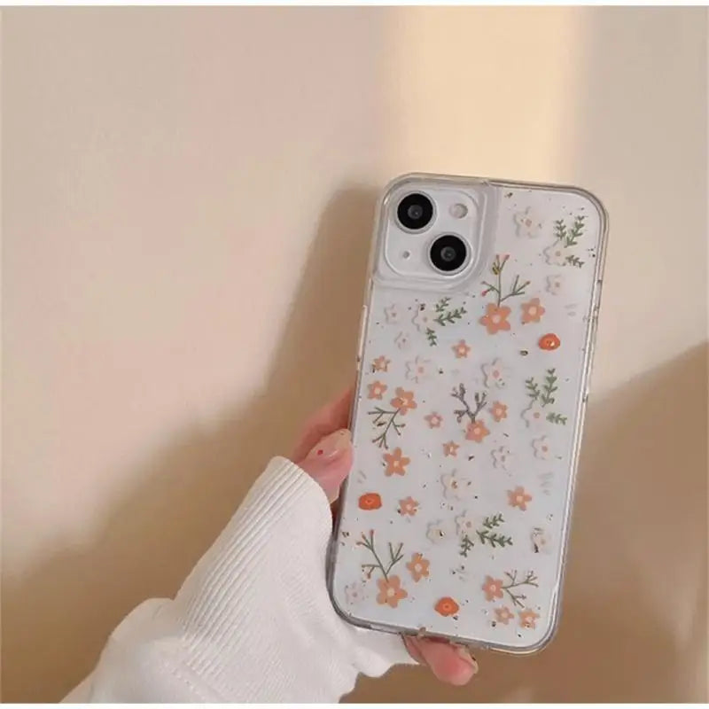 Funda de teléfono con forma de mariposa y flor para Realme C53 C55 C67 C63 C33 C30 C35 C51 C21Y C25Y C20 C15 C21 8i 9i 9 10 12 Pro Plus 8 5G