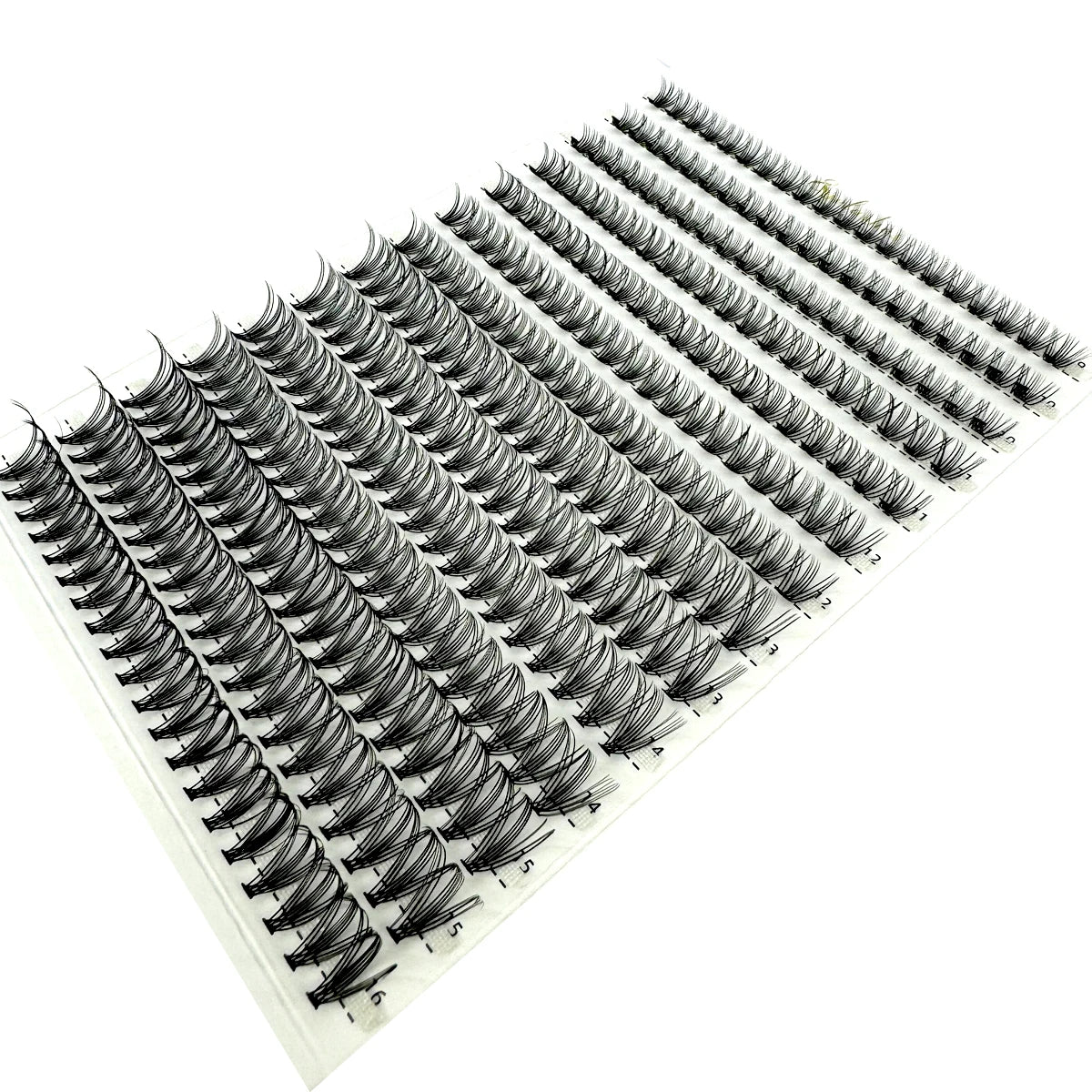 AMSDCN 100/280 grupos 30D 40D 60D 80D pestañas rizadas naturalmente suaves maquillaje DIY pestañas postizas