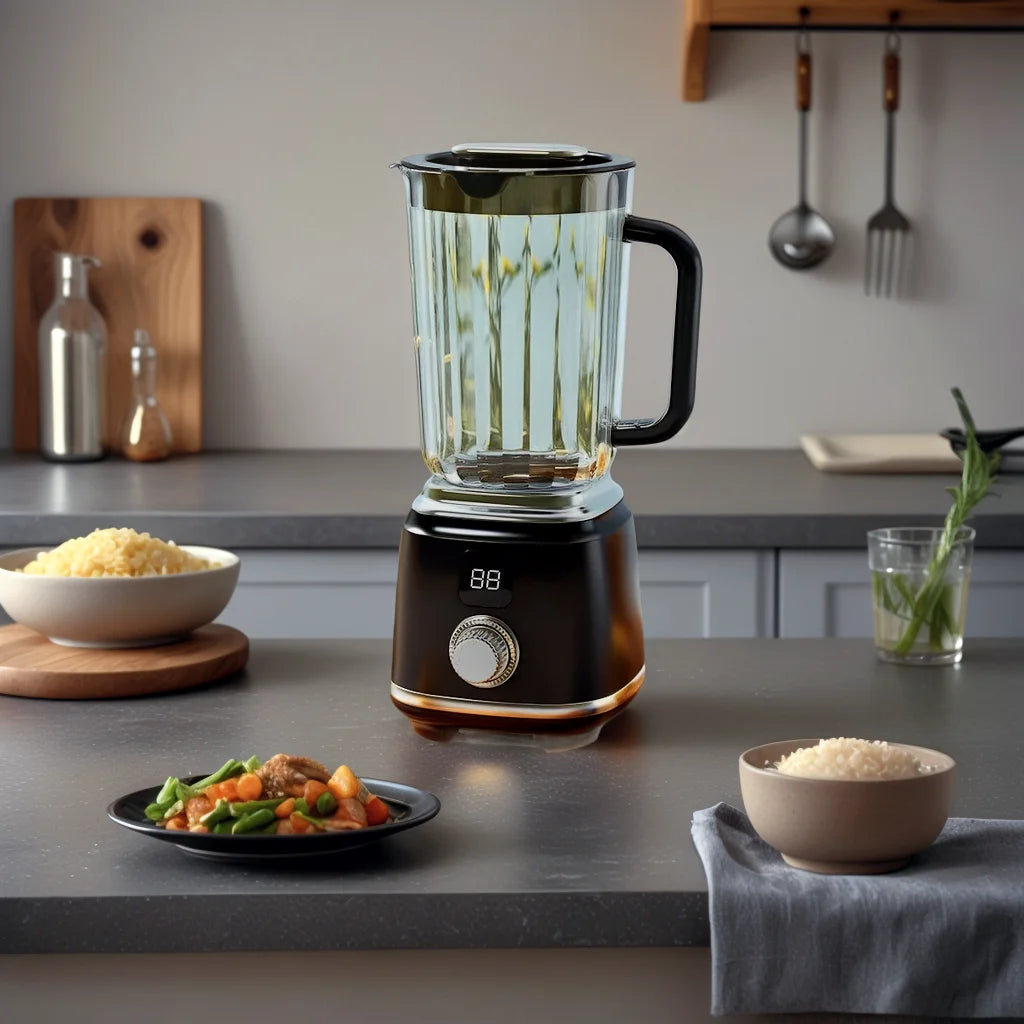 Nuevo extractor de jugo original para el hogar, máquina de procesamiento de frutas y jugo totalmente automática, licuadora de jugo portátil, hoja de acero inoxidable