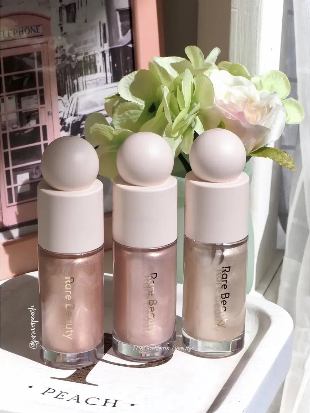 Rubor Líquido Soft Pinch de Rare Beauty, Sedoso, Ligero, Transpirable, de Larga Duración, Maquillaje Voluminizador, Hope Love Virtue Happy Wonder Worth