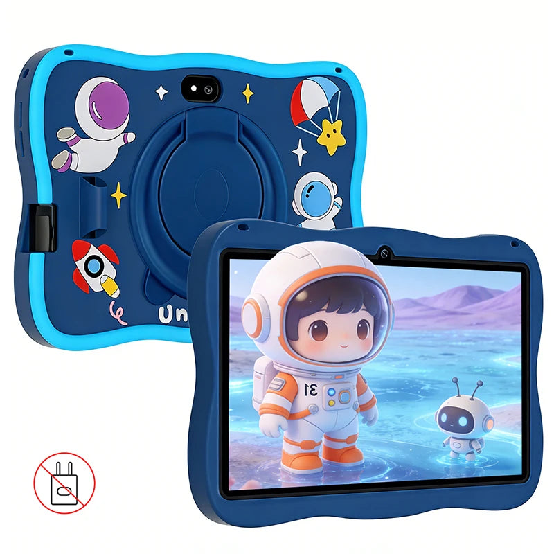 Tablet Android 15 para Niños, 6000mAh, Octa-core, 7 Pulgadas, 4GB RAM, 64GB ROM, WiFi, BT, con Funda Protectora y Lápiz Óptico, Regalo para Niños
