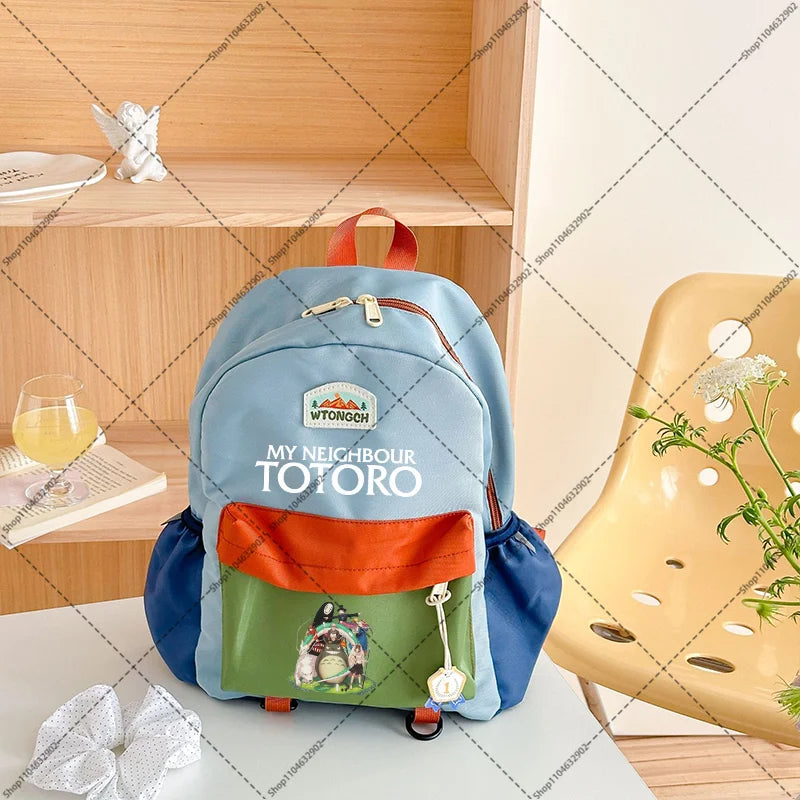 Mochilas bonitas de Totoro para estudiantes, mochila escolar de gran capacidad, mochila con estampado de dibujos animados de Anime, regalos para el regreso a la escuela, bolsas Kawaii