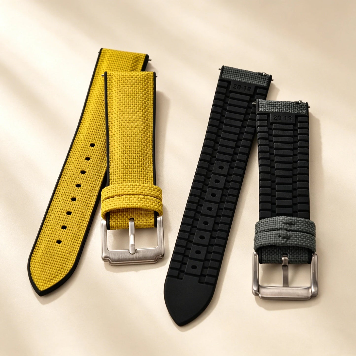 Correa de goma de lona de vela de 18, 19, 20, 21 y 22 mm, correa de nailon de liberación rápida, pulsera universal de silicona para Cartier, Seiko, Omega