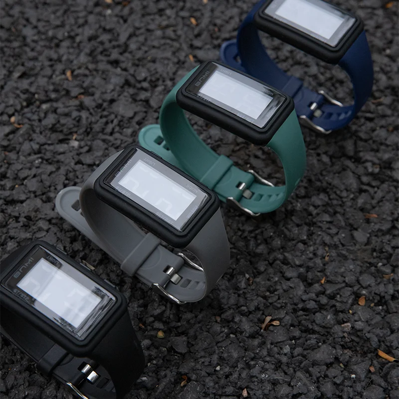 2025 Reloj electrónico deportivo rectangular para hombre, resistente al agua, alarma de luz nocturna, reloj Digital ligero y portátil para hombre