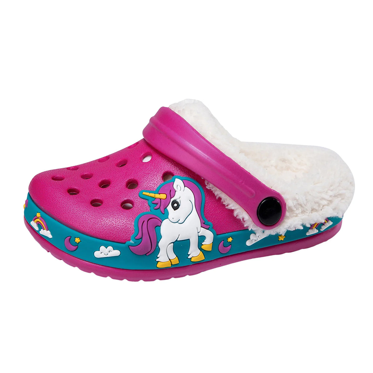 Zuecos de EVA con punta cerrada para niños, con dibujos animados, para verano, antideslizantes, con suela suave y transpirable, para bebés, niños y niñas, para interiores, exteriores y playa.