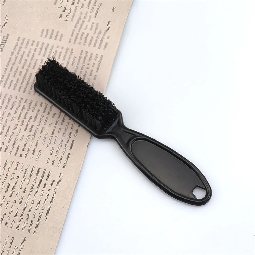 1 unidad, gran oferta, cepillo de cerdas suaves, tijeras, limpieza de la piel, cortapelos para hombres, cabezal de aceite, cuchilla para barbería, peine, accesorios de peluquero