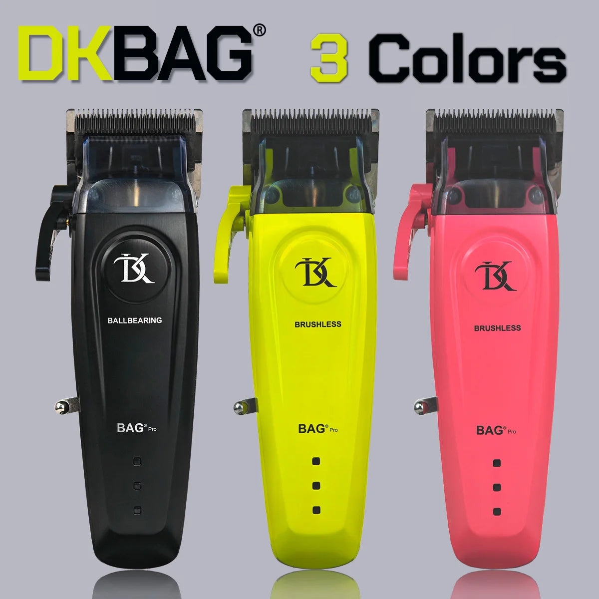 Cortapelos profesional para hombres 2025 DKBAG-078 recortador de barba dentada con cuchilla DLC con carga USB y Motor sin escobillas 7200 RPM